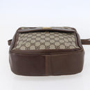 GUCCI GG Supreme Shoulder Bag PVC Beige Gold Auth 152905-5