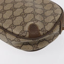 GUCCI GG Supreme Web Sherry Line Bag PVC Beige Gold 89 02 066 Auth 152906-16