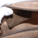 GUCCI GG Supreme Web Sherry Line Bag PVC Beige Gold 89 02 066 Auth 152906-17