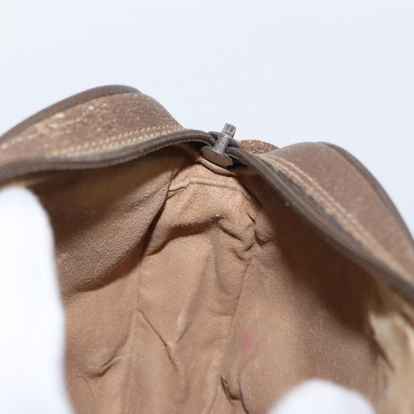 GUCCI GG Supreme Web Sherry Line Bag PVC Beige Gold 89 02 066 Auth 152906