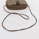 GUCCI GG Supreme Web Sherry Line Bag PVC Beige Gold 89 02 066 Auth 152906-7