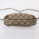 GUCCI GG Supreme Web Sherry Line Bag PVC Beige Gold 89 02 066 Auth 152906-5