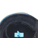 CHANEL COCO Mark Jewelry case Jewelry Box Caviar Skin Blue Gold CC Auth 152911V-17