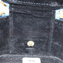 CHANEL COCO Mark Jewelry case Jewelry Box Caviar Skin Blue Gold CC Auth 152911V-20