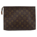 LOUIS VUITTON Monogram Poche Toilette 26 Pouch M47542 LV Auth 152912-2