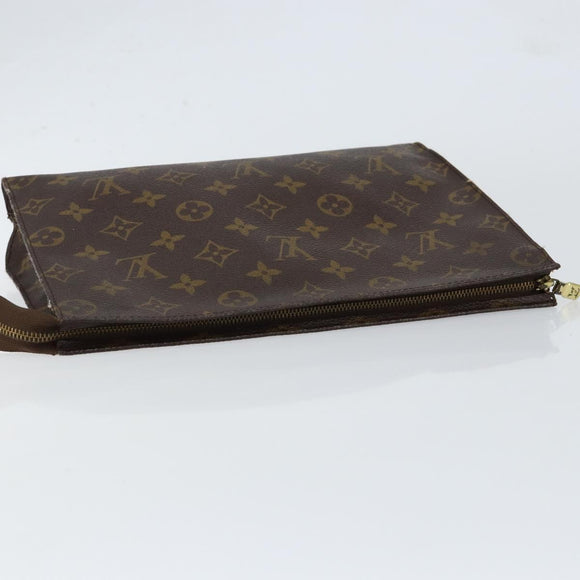 LOUIS VUITTON Monogram Poche Toilette 26 Pouch M47542 LV Auth 152912