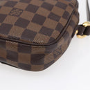 LOUIS VUITTON Damier Ebene Lift Shoulder Bag N60009 LV Auth 152915V-14