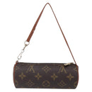 LOUIS VUITTON Monogram Papillon Pouch LV Auth 152917-2