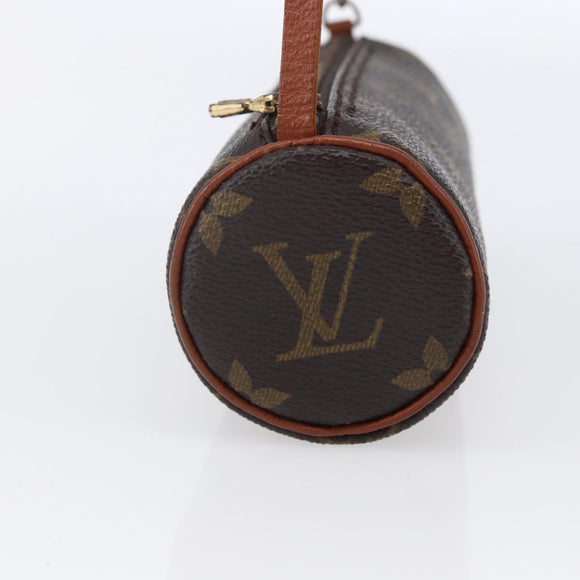 LOUIS VUITTON Monogram Papillon Pouch LV Auth 152917