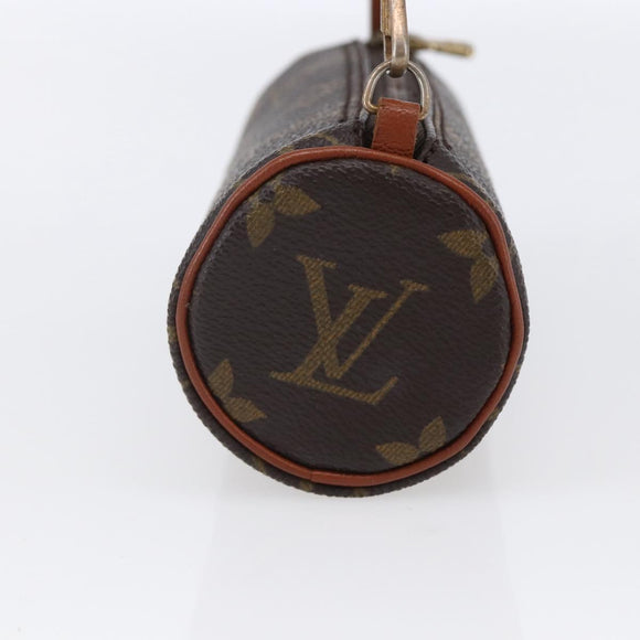 LOUIS VUITTON Monogram Papillon Pouch LV Auth 152917