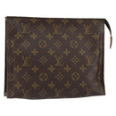LOUIS VUITTON Monogram Poche Toilette 26 Pouch M47542 LV Auth 152918-1