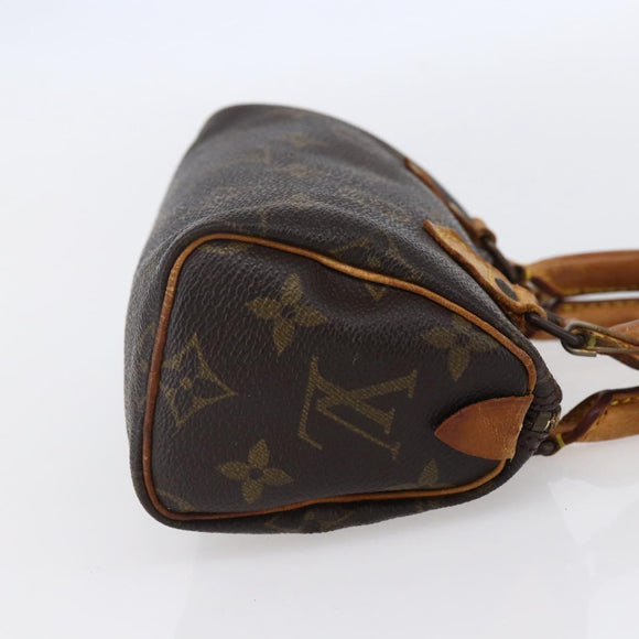 LOUIS VUITTON Monogram Mini Speedy Hand Bag M41534 LV Auth 152919