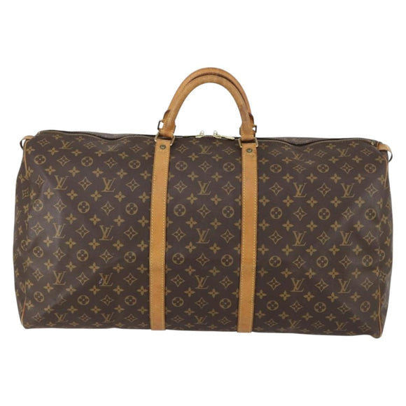 LOUIS VUITTON Monogram Keepall 60 Boston Bag M41422 LV Auth 152924