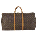 LOUIS VUITTON Monogram Keepall 60 Boston Bag M41422 LV Auth 152924-2