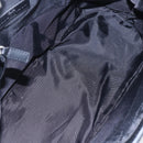 BALENCIAGA Tote Bag Canvas Leather Black Silver Auth 152929-11