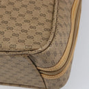 GUCCI Micro GG Supreme Web Sherry Line Bag PVC Beige 012 4864 39 Auth 152930-12