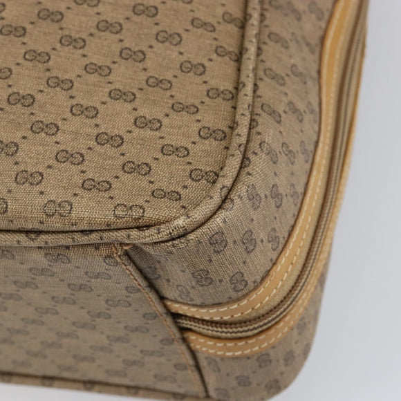 GUCCI Micro GG Supreme Web Sherry Line Bag PVC Beige 012 4864 39 Auth 152930