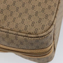 GUCCI Micro GG Supreme Web Sherry Line Bag PVC Beige 012 4864 39 Auth 152930-13