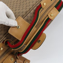 GUCCI Micro GG Supreme Web Sherry Line Bag PVC Beige 012 4864 39 Auth 152930-15