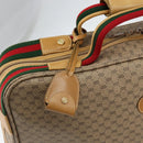 GUCCI Micro GG Supreme Web Sherry Line Bag PVC Beige 012 4864 39 Auth 152930-18