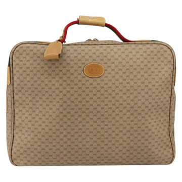 GUCCI Micro GG Supreme Web Sherry Line Bag PVC Beige 012 4864 39 Auth 152930 - 0