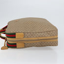 GUCCI Micro GG Supreme Web Sherry Line Bag PVC Beige 012 4864 39 Auth 152930-5