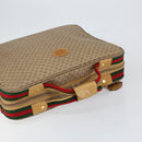 GUCCI Micro GG Supreme Web Sherry Line Bag PVC Beige 012 4864 39 Auth 152930-6