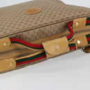 GUCCI Micro GG Supreme Web Sherry Line Bag PVC Beige 012 4864 39 Auth 152930-7