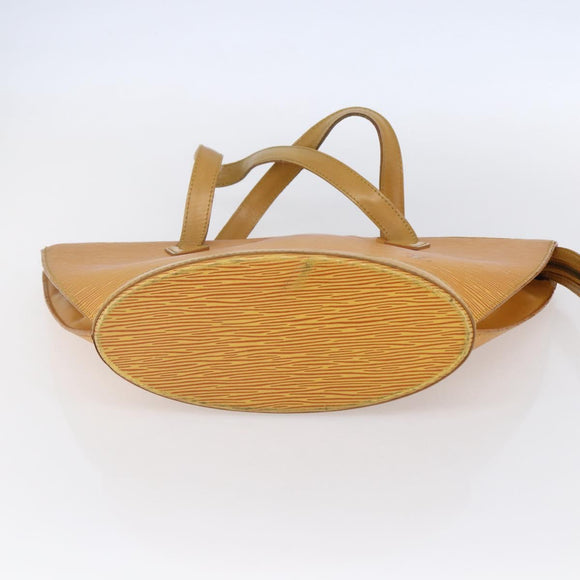 LOUIS VUITTON Epi Saint Jacques Hand Bag Yellow M52279 LV Auth 152931