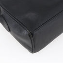 GUCCI Shoulder Bag Leather Black Gold Auth 152934-17