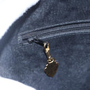 GUCCI Shoulder Bag Leather Black Gold Auth 152934-19