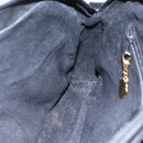 GUCCI Shoulder Bag Leather Black Gold Auth 152934-20