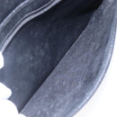 GUCCI Shoulder Bag Leather Black Gold Auth 152934-23