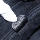 GUCCI Shoulder Bag Leather Black Gold Auth 152934-12