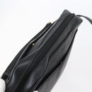 GUCCI Shoulder Bag Leather Black Gold Auth 152934-6