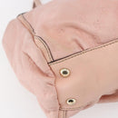 GUCCI GG Canvas Guccissima Abbey Tote Bag Leather Pink Gold 189831 Auth 152938-14