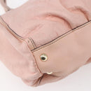 GUCCI GG Canvas Guccissima Abbey Tote Bag Leather Pink Gold 189831 Auth 152938-16