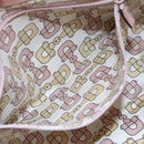 GUCCI GG Canvas Guccissima Abbey Tote Bag Leather Pink Gold 189831 Auth 152938-21
