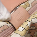 GUCCI GG Canvas Guccissima Abbey Tote Bag Leather Pink Gold 189831 Auth 152938-12