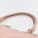 GUCCI GG Canvas Guccissima Abbey Tote Bag Leather Pink Gold 189831 Auth 152938-8