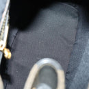 FENDI Pecan Canvas Backpack PVC Brown Black gold Auth 152942-11