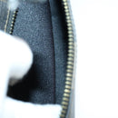 FENDI Pecan Canvas Backpack PVC Brown Black gold Auth 152942-26