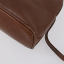 GUCCI Bamboo Hand Bag Leather 2way Brown Gold 007 1014 0231 Auth 152943-12