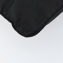 PRADA Shoulder Bag Nylon Black Silver Auth 152945-14