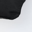 PRADA Shoulder Bag Nylon Black Silver Auth 152945-15