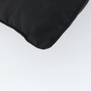 PRADA Shoulder Bag Nylon Black Silver Auth 152945-16