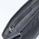PRADA Shoulder Bag Nylon Black Silver Auth 152945A-10