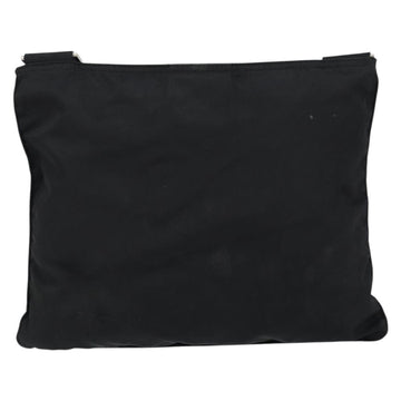 PRADA Shoulder Bag Nylon Black Silver Auth 152945 - 0