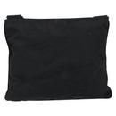 PRADA Shoulder Bag Nylon Black Silver Auth 152945A-2