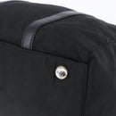 PRADA Hand Bag Nylon Black Silver Auth 152947-9